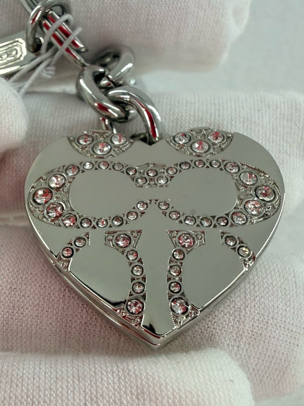 NWT Coach Heart Photo Keychain - Picture 5 of 9